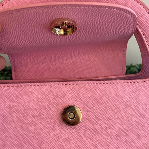 Olga Berg Pink Mini Top-Handle Crossbody Bag - Picture 6 of 6